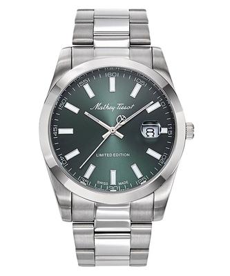Mathy Sunray Limited Edition Stainless Steel Green Dial Quartz H451VE Men's Watch