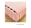 A-Grade Crinkled Double-Layer Bed Skirt & Cover: Non-Slip, Machine-Washable Mattress Protector