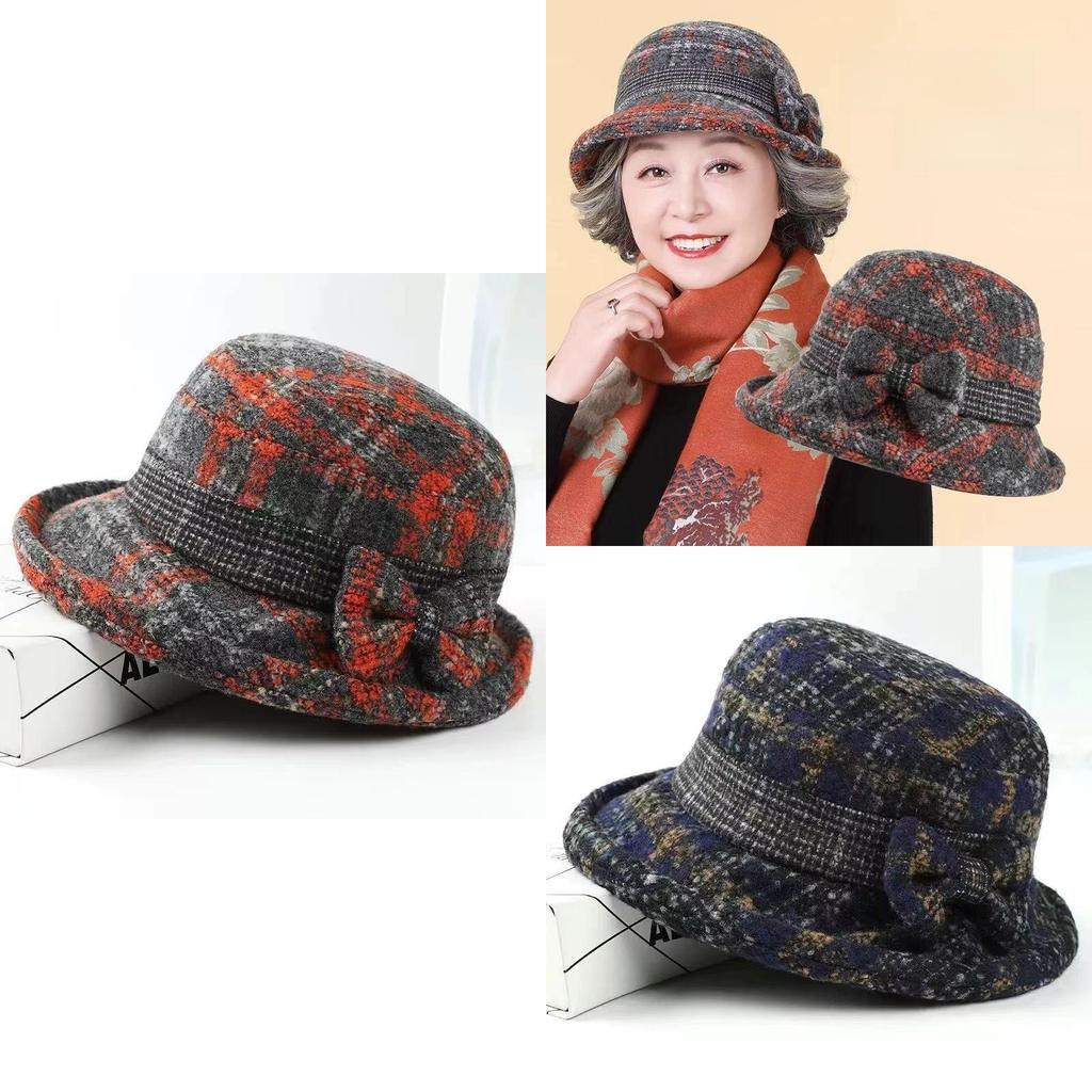 Newsboy-Kappe im ethnischen Stil aus Wollmischung mit Stickerei für den winterlichen Freizeitlook