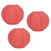 4 Inch Red Paper Lanterns Decorative Round Chinese Lanterns for Birthday Weddings
