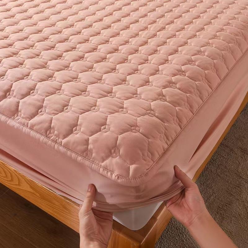 

Высококачественный универсальный антибактериальный чехол для кровати для матери и ребенка, водонепроницаемый стеганый наматрасник без наволочки 160x200x30cm