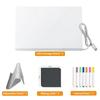 Colorful 7 Pens LED Note Board with Night Light Desktop Illuminated Wordpad  Bar Advertising