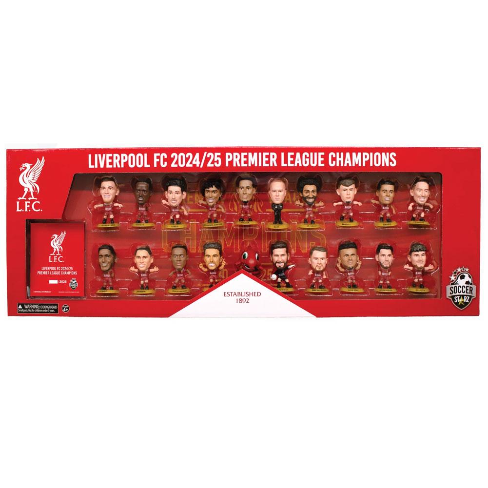Liverpool FC Premier League Champions 2024-25 SoccerStarz Football Figurine (Pack of 20)