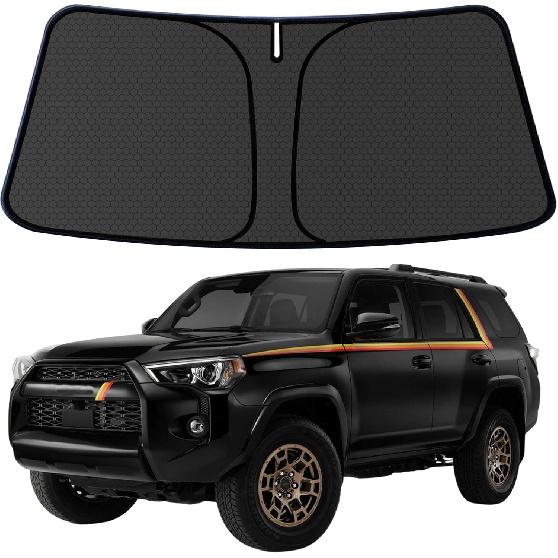 Ized Windshield Sun Shade for Toyota RAV4 -2024 2025 RAV-4 LE XLE Premium Blocks UV Rays Accessories,1:1 Tailored Foldable Thickened Front Window