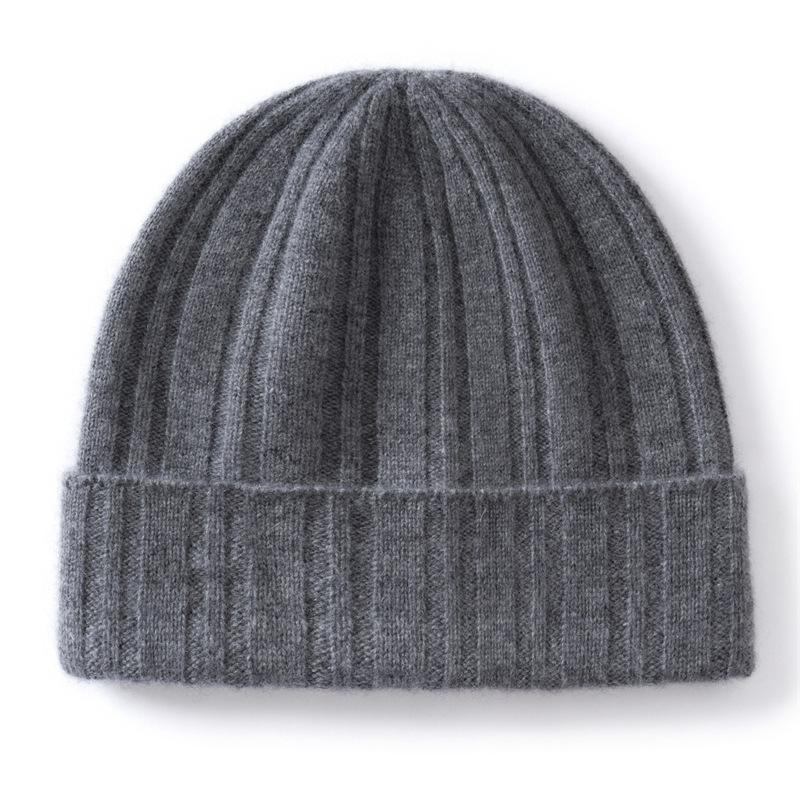 Cashmere Hats for Men and Women, Warm In Winter, Thickened Cashmere Wool Knitted Hats, Outdoor Riding, Cold-proof Ear Protection, Winter Hats