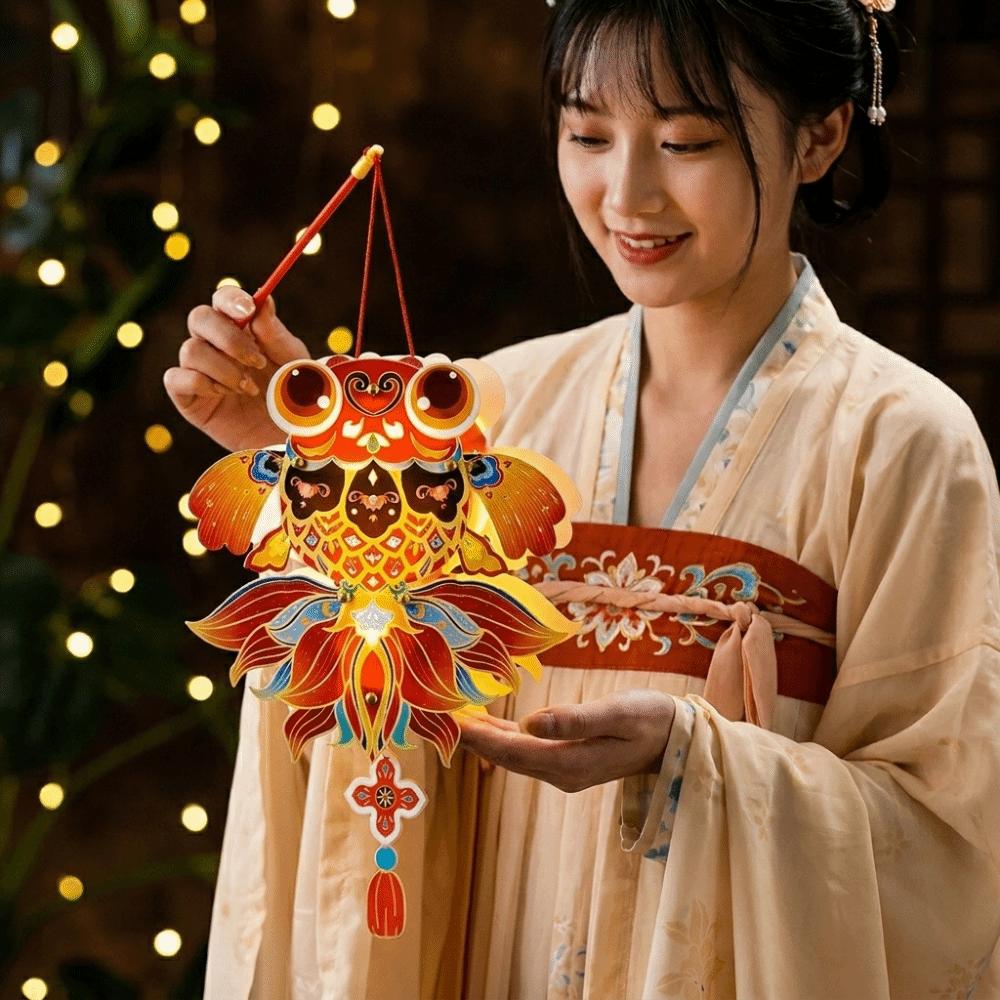Butterfly Children's Hand-held Lanterns Paper Luminous Lantern Mid-Autumn Festival