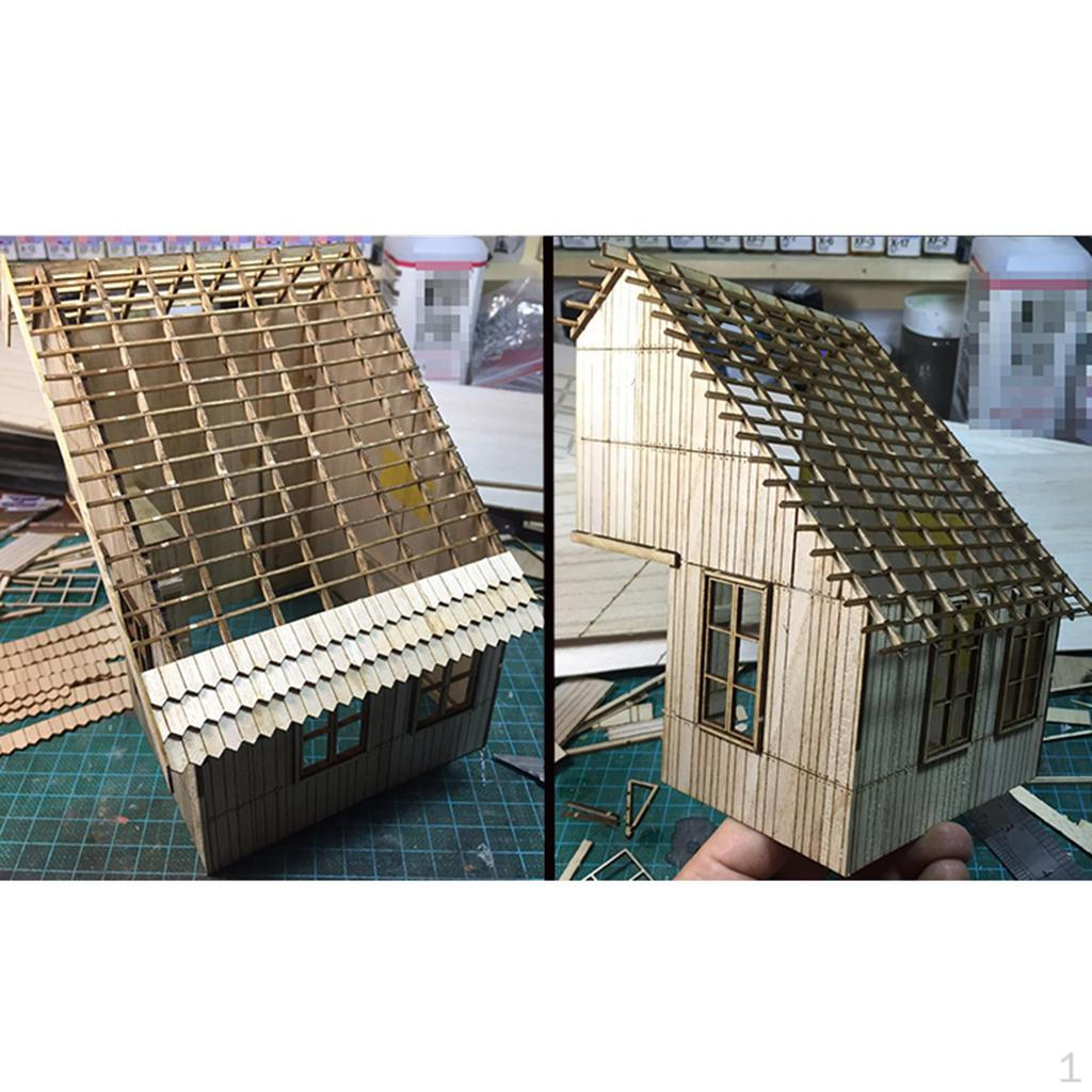 1:35 Scale Dioramas Building Model Kits Architecture House Scene DIY Assembly