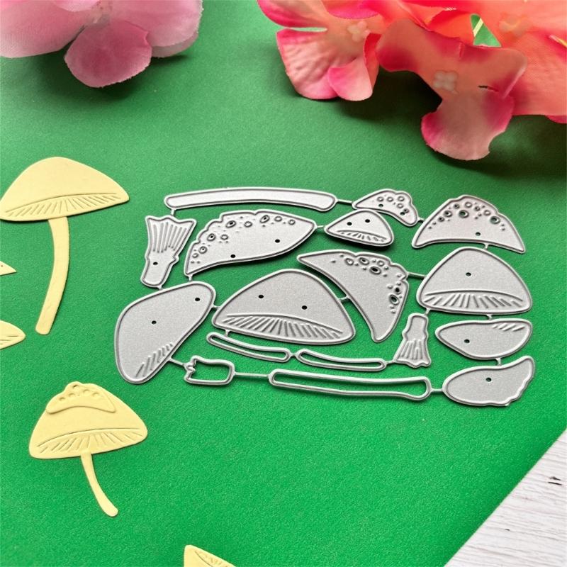 Metal Die Cuts Splicing Mushroom Embossing Stencil Cutting Dies for Card Making Scrapbooking Paper Craft DIY Template