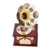 Gramofon Pozytywka Wykwintny Mechaniczny Nakręcany Retro Pozytywka Figurki na Dom Stół Biurko