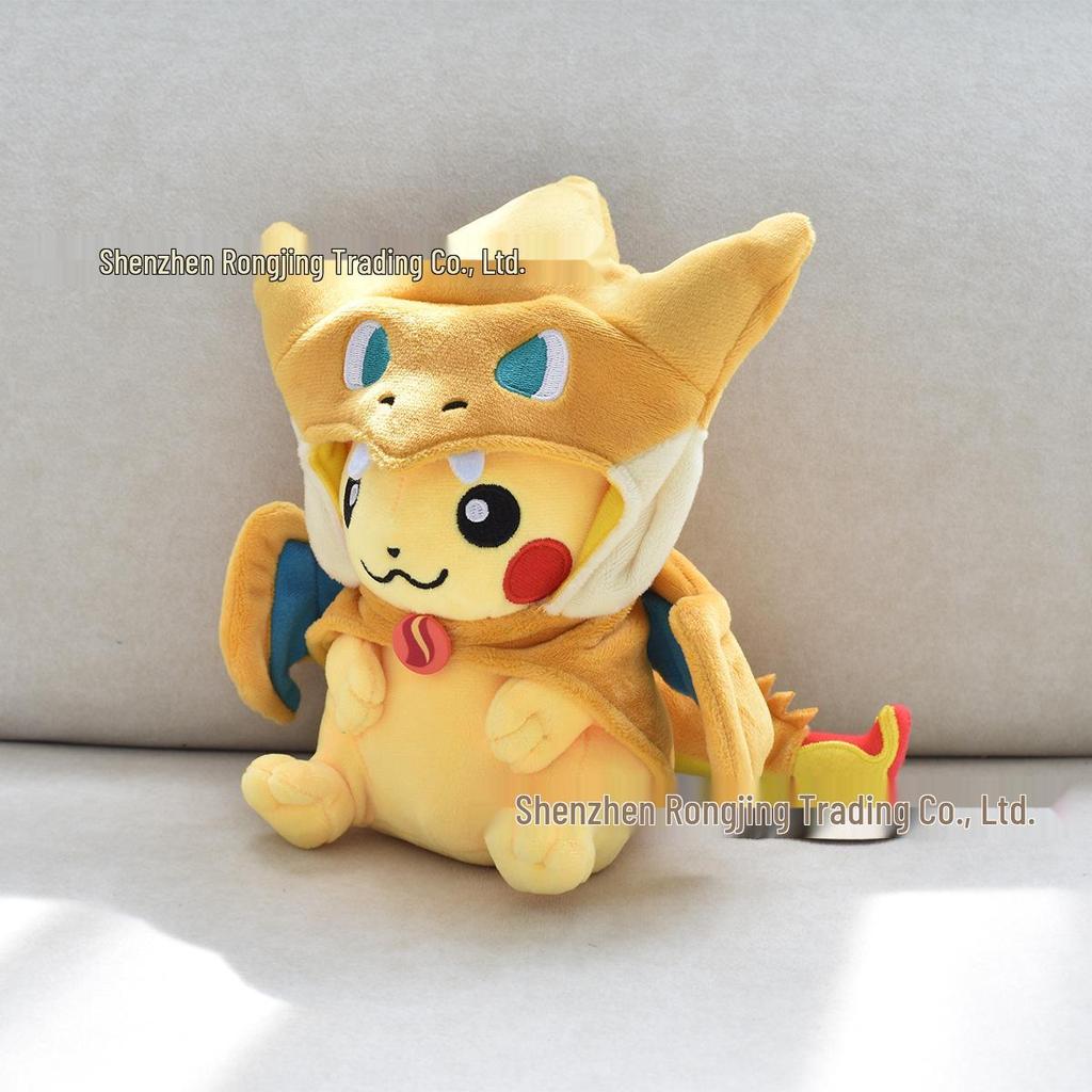 23cm Halloween Pikachu In Charizard, Snorlax, Lucario, and Slowpoke Disguises Plush Doll