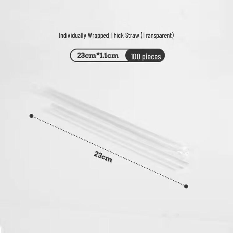 Individually Wrapped Disposable Drinking Straws