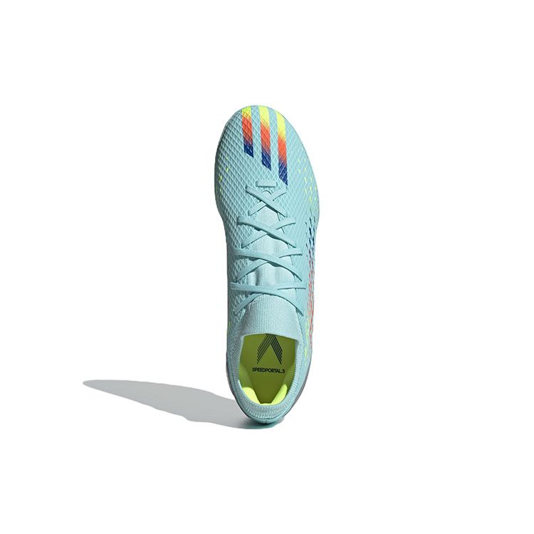 Adidas X Speedportal.3 TF Al Rihla Pack - Clear Aqua Unisex Sneakers Blue Power-Blue Solar-Yellow GW8485