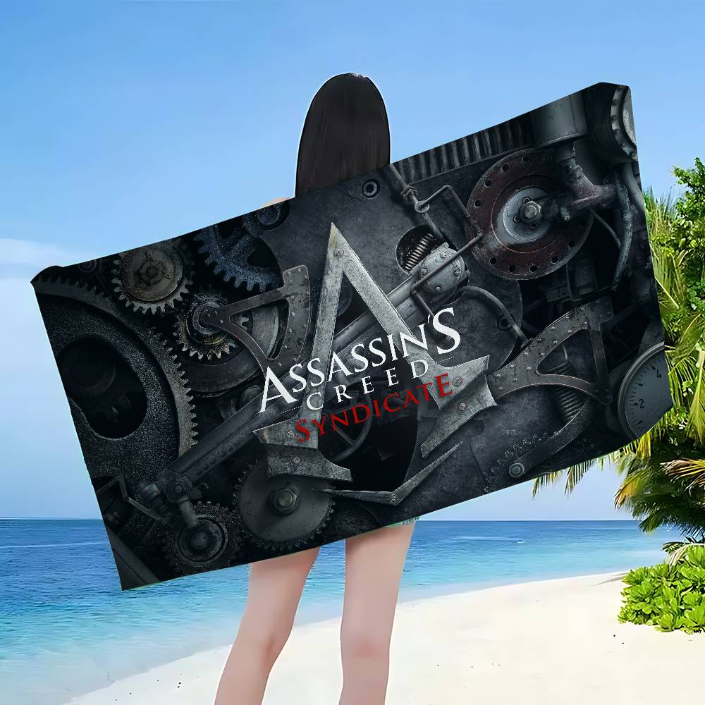 Spiel A-Assassins C-Creeds Mikrofaser Strandtuch Saugfähig Schnelltrocknend Weich Yoga Schwimmen Resort Bergsteigen Handtuch