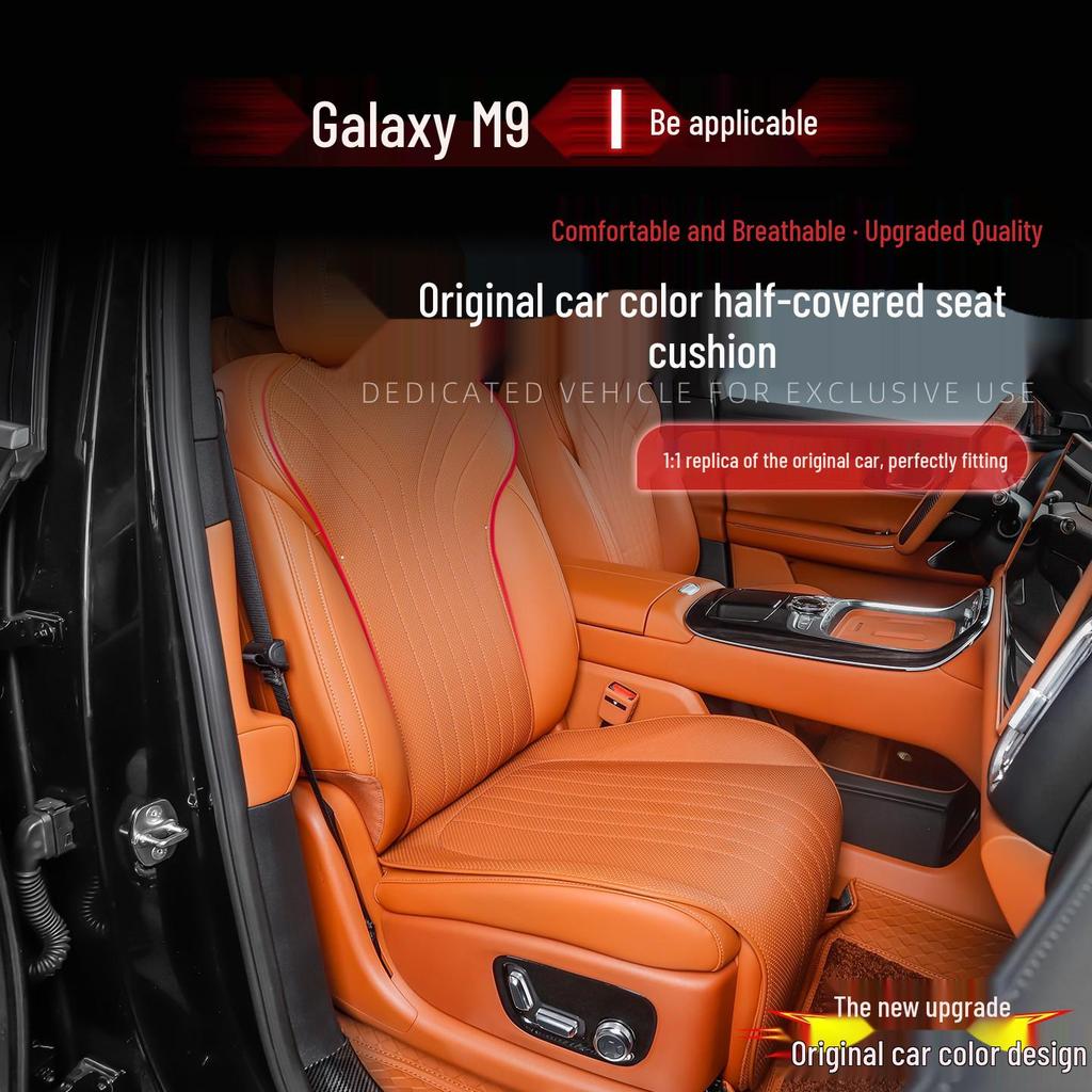 Galaxy M9 Perforated Breathable Semi-Enclosed Seat Cover for All Seasons