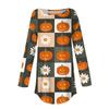 Damesmode Losse Ronde Hals Halloween Print Lange Mouwen T-shirt Top Pullover
