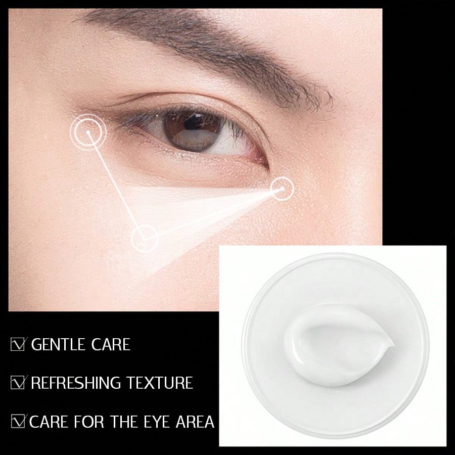1pc Men's Anti-Aging Eye Cream, Improves Dark Circles, Tightens And Reduces Eye Puffiness, Fades Fin