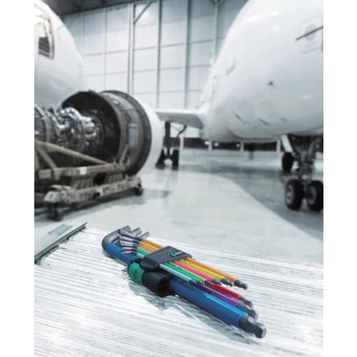 Wera 05022210001 | 950SPKL Hex HF Multicolor Hex Key Set [Officially Imported from Japan]