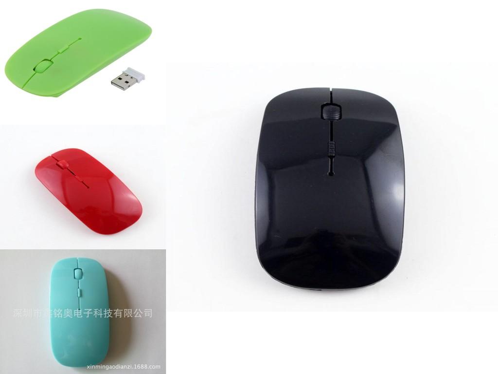 Sleek Ergonomic 2.4g Ultra Thin Usb Optical Wireless Mouse For Computers And Laptops