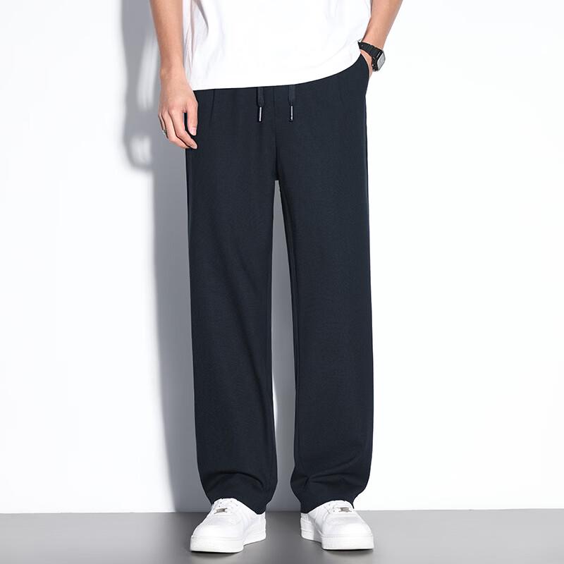 PLAYBOY Men s Spring/Summer Thin Business Casual Straight-Leg Pants 3XL