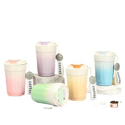 Nuovo Vaso Interno in Ceramica 316 Tazza Termica Sottovuoto in Acciaio Inossidabile Bella per Ragazzi e Ragazze Tazza da Caffè Portatile Tazza Portatile