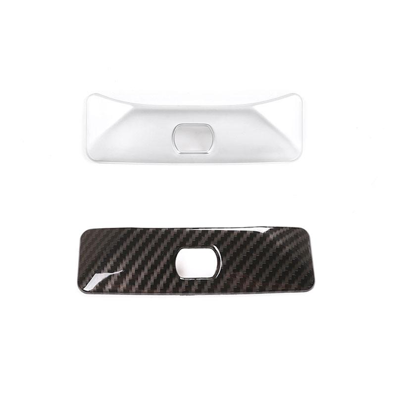 For Mercedes Benz C Class W204 2008 - 2014 Car Interior Center Control P Button Brake Switch Carbon Fiber Texture Cover