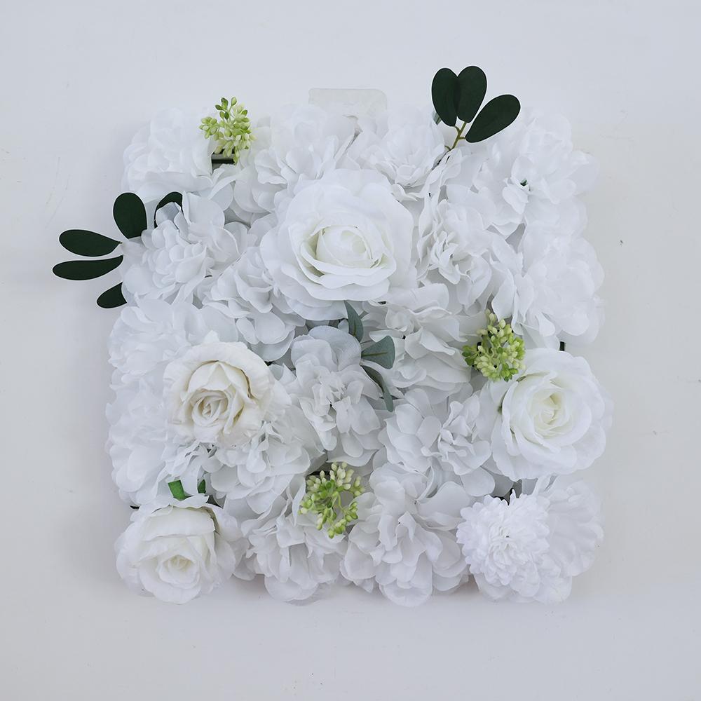 Wedding Stage Decoration Flower Wall Background Artificial Fabric Flowers Wall Panels for Baby Shower Wedding Deco Small