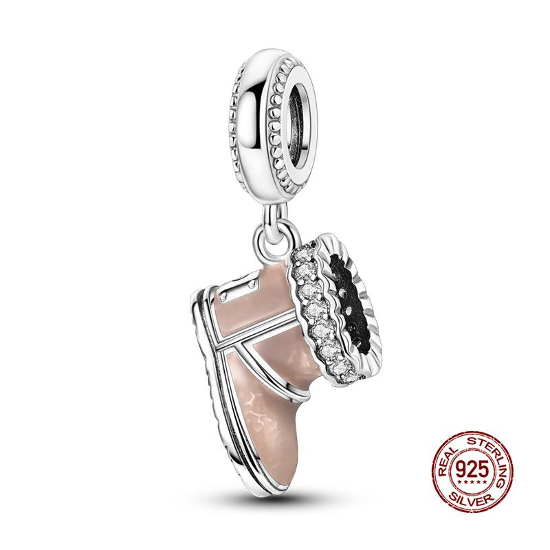 Original Charms Copper Gorgeous Bow Positioning Charms Beads Fits 3Mm Original Bracelet For Women Diy Jewelry Gifts New In