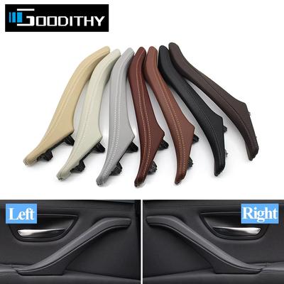 LHD RHD Car Interior Passenger Door Leather Pull Handle Assembly Replacement For BMW 5 Series F10 F11 F18 520i 523i 525i 528i