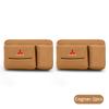 Cxumpj1 Car Logo Seat Slot Leather Storage Tissue Box Holder Auto Decorative Accessories For Mitsubishi Outlander Lancer Cross Colt
