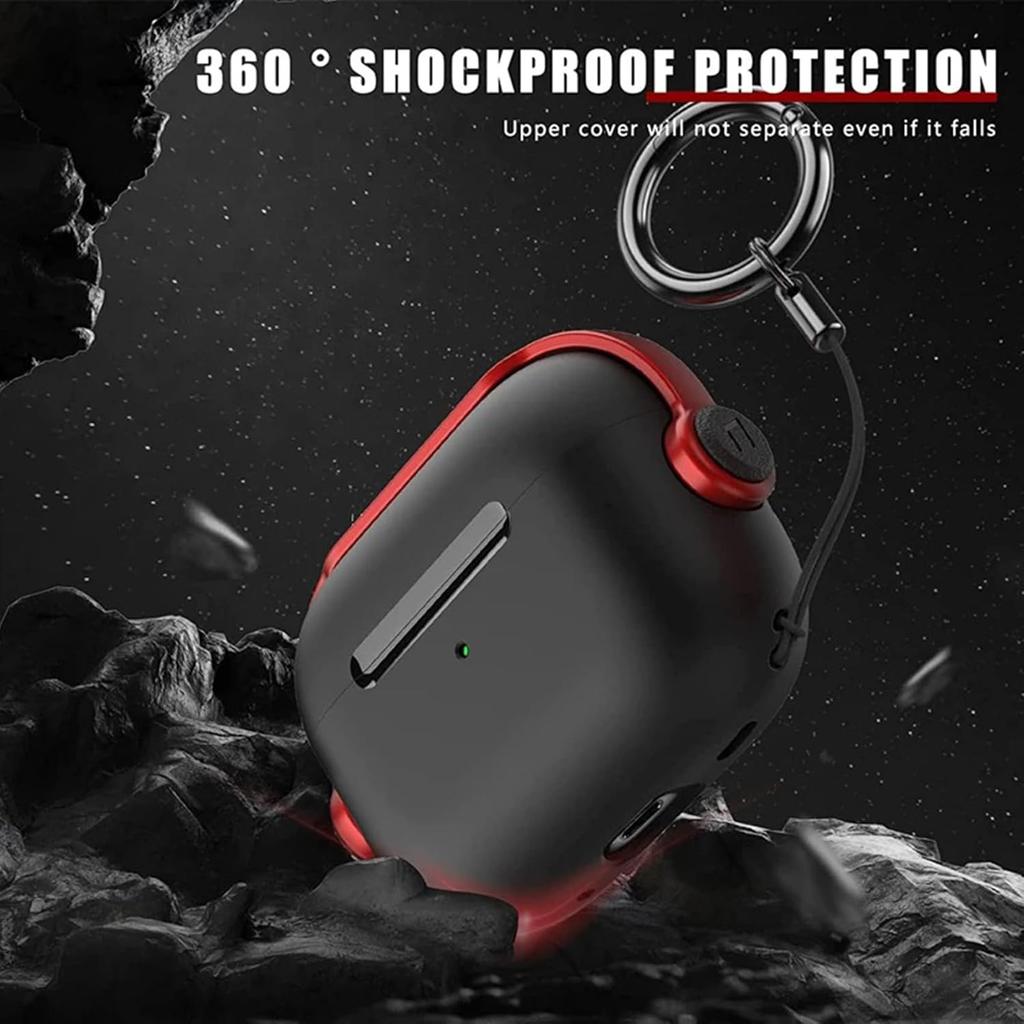 for Airpods Pro 3 Case Safety Lock Case for Apple Airpods Pro 3 (2025) with Cleaner Kit Drop Protection Air pods Pro3 Case Cover