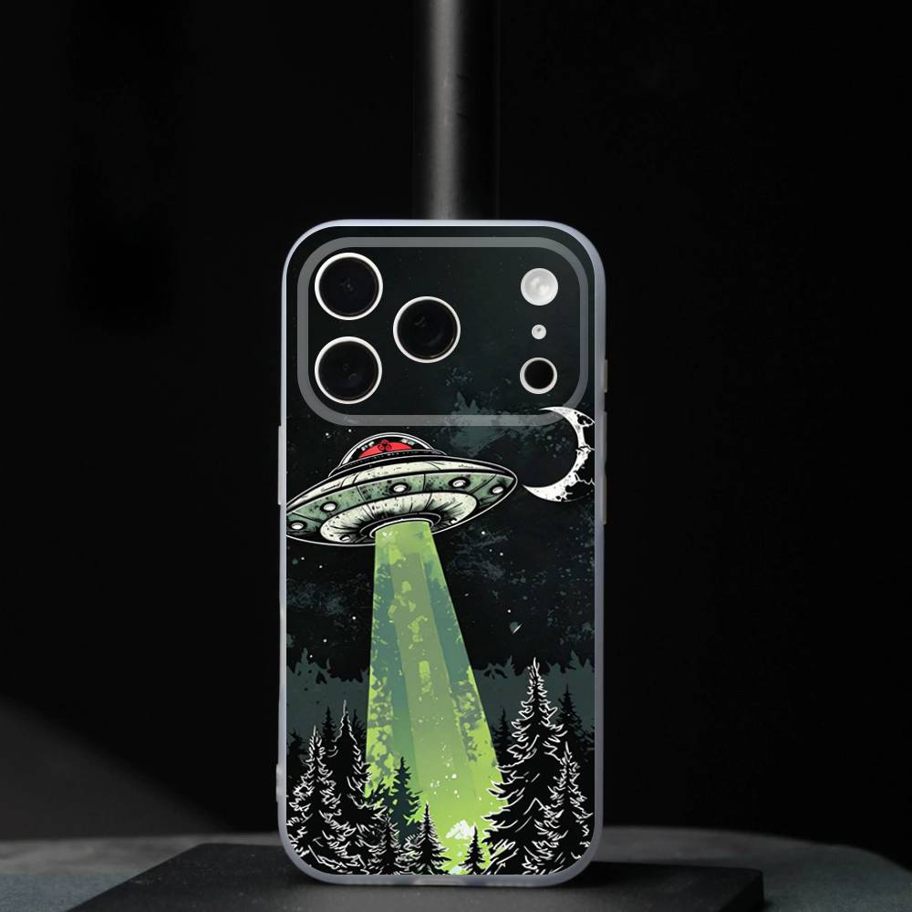 

Space UFO Alien Thing Funny For iPhone 11,12,13,14,15,16,17,Pro,Max,Plus,Mini,SE4,E Phone Case With Magsafe Wireless iPhone15pro