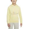 Nike Printed Letter Hooded Long Sleeve Sweatshirt Kids Tops Yellow DX5087706