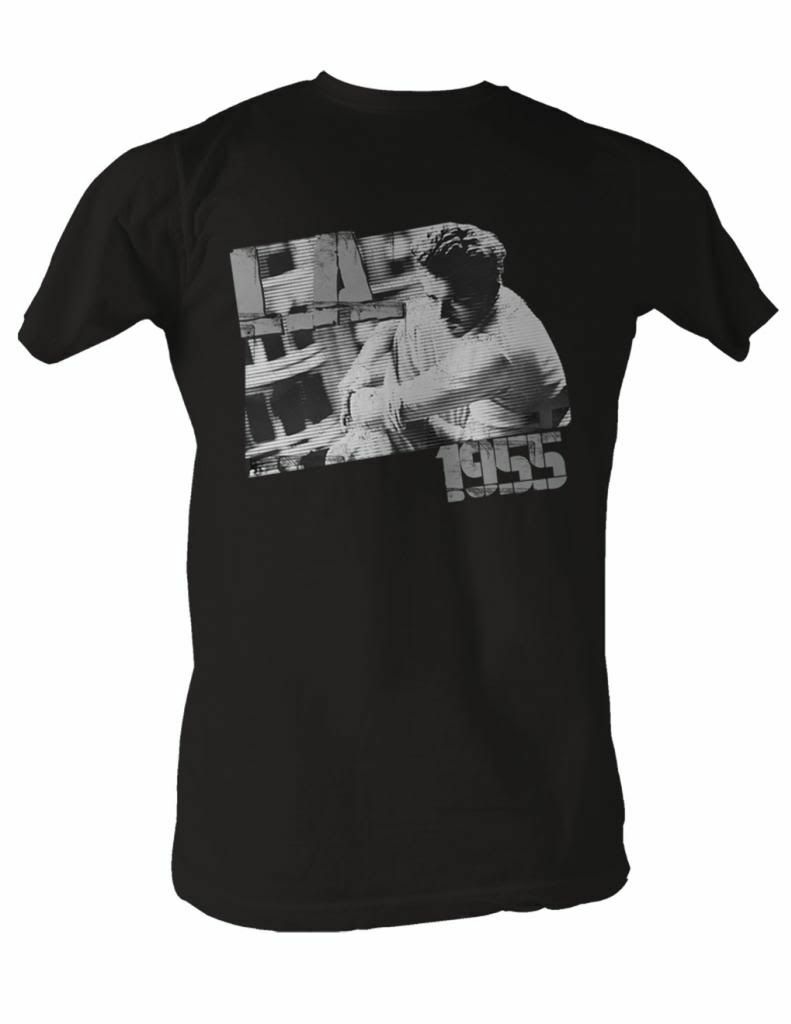 James Dean TV James Black Adult T-Shirt S