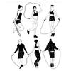 Kid Adult Jump Rope Adjustable Plastic Skipping Rope Speed Jump Rope for Fitness Aerobic Exercise Endurances Training