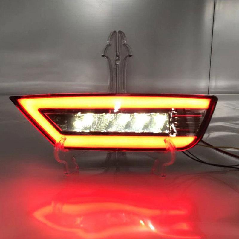 2Pcs Rear Tail Bumper Reverse Lamp Reflector Fog Light Turn Signal for Ford Ecosport 2013-2016 2017- Acc.