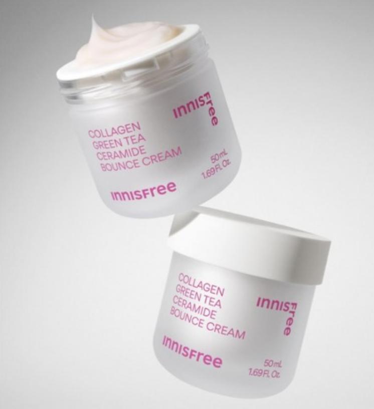 Innisfree Collagen Green Tea Ceramide Bounce Cream 50ml