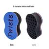 Oval Curling Sponge Roll Brush for Messy or Short Hair