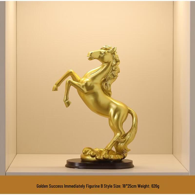 JINGRUIXIANG Horse to Success Decorative Ornament