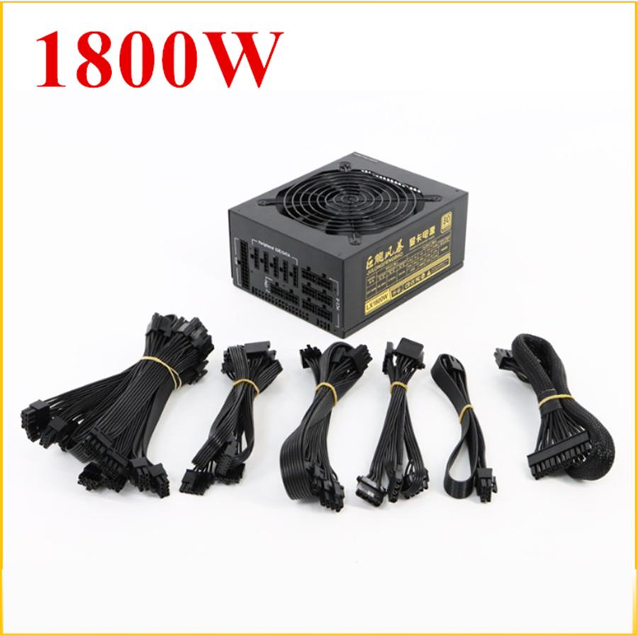 1800W Full Modular ATX Power Supply ATX  Mining Power Supply