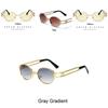 Steampunk Sunglasses Wholesale Metal Frame Uv400 Fashion Eyewear For Men And Women