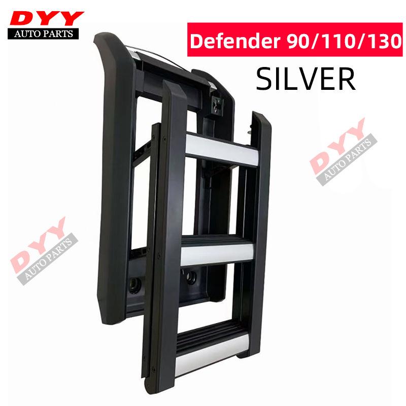 Land Rover Defender Folding Ladder Roof Rack for Off-Road Vehicles