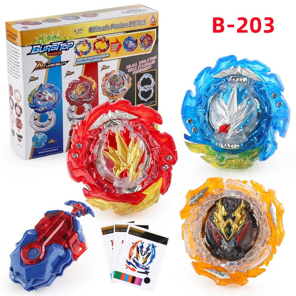 Beyblade B-203 Ultimate Fusion Dx Left Right Gyro Transmitters Kids Gift Set