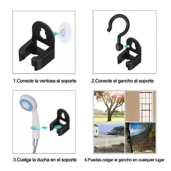 Portable Rechargeable Camping Shower with Electric Pump and Shower Head