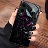 Unique Purple crystal Gradation High-end PhoneCase Glass PhoneCase for Samsung Galaxy S26 S25 S24 S23 S22 S21 FE,Ultra,Plus