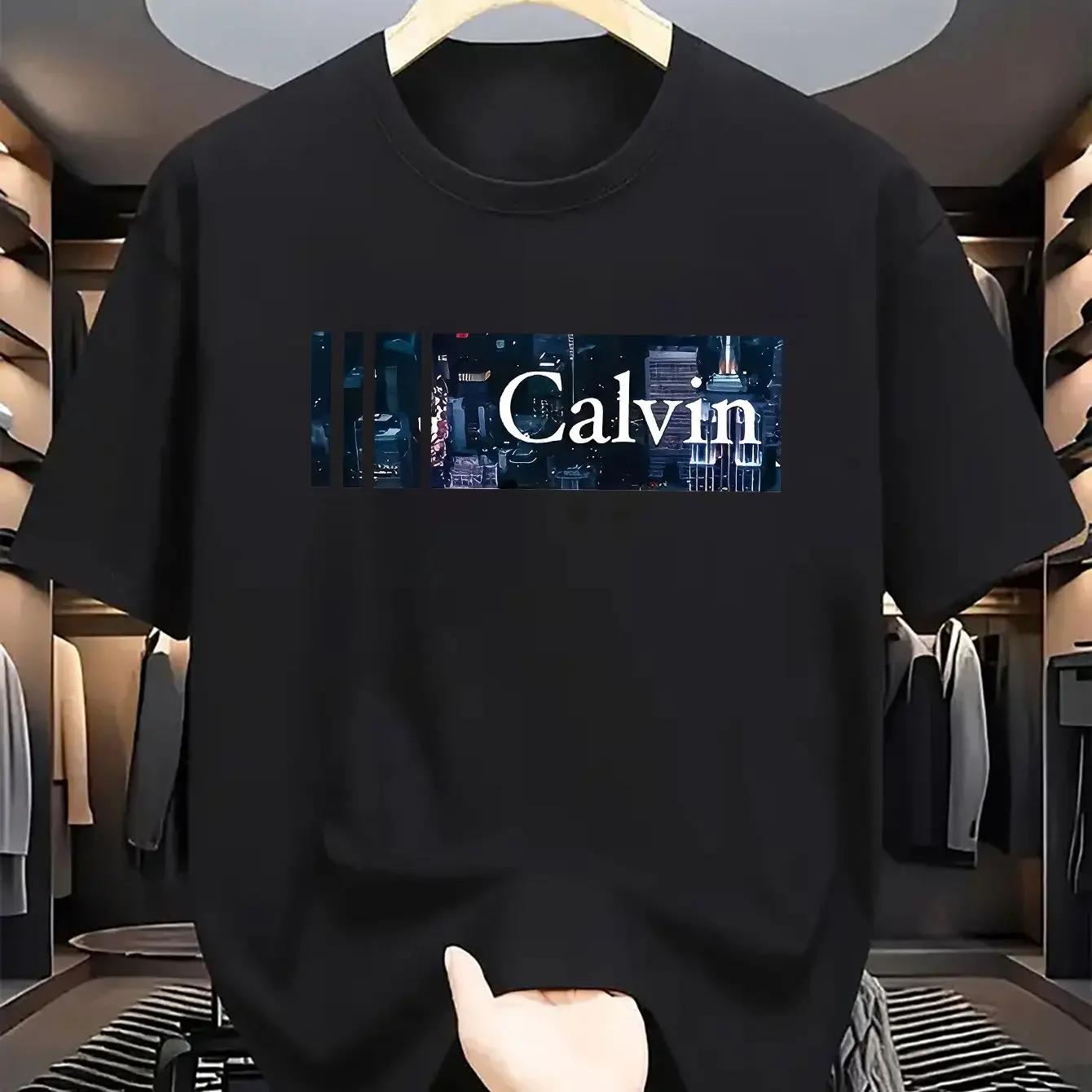 

Summer fashion 100% pure cotton men s T-shirt, casual and breathable, high-quality letter pattern printed, soft and comfortable 4XL