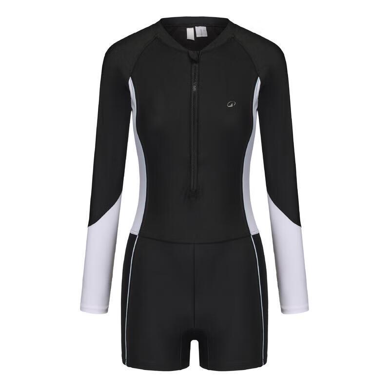 

Decathlon Women s Plus Size Long Sleeve Flat-Leg Swimsuit XL /2XL