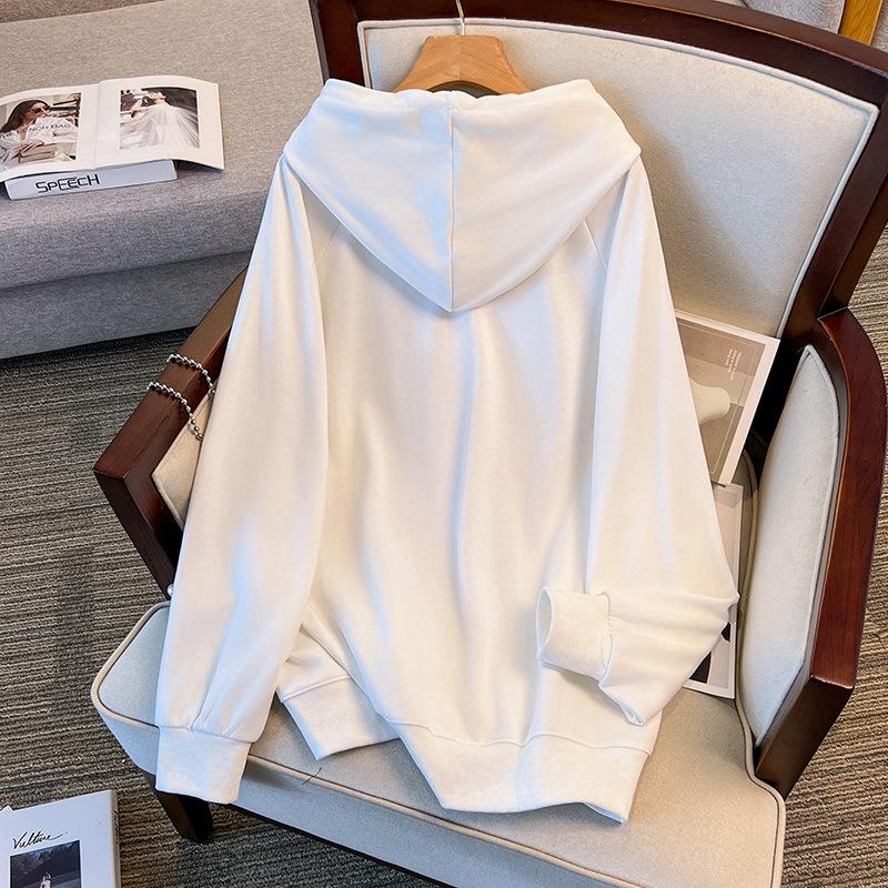 Bluza z kapturem Plus Size - Bardzo luźny krój, Biust 150/170, Styl 6021