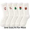 Imitation Mink Fleece Fuzzy Crew Socks Plush Fluffy Winter Socks Indoor Slipper Socks  Home Indoor