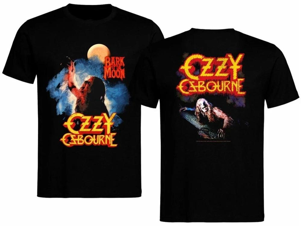 

Ozzy Osbourne Band Bark at the Moon Cotton Black T Shirt Unisex T-Shirt M