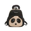 Panda Letter Shaped Backpack Childrens Cartoon Bag Detachable Strap Shoulder